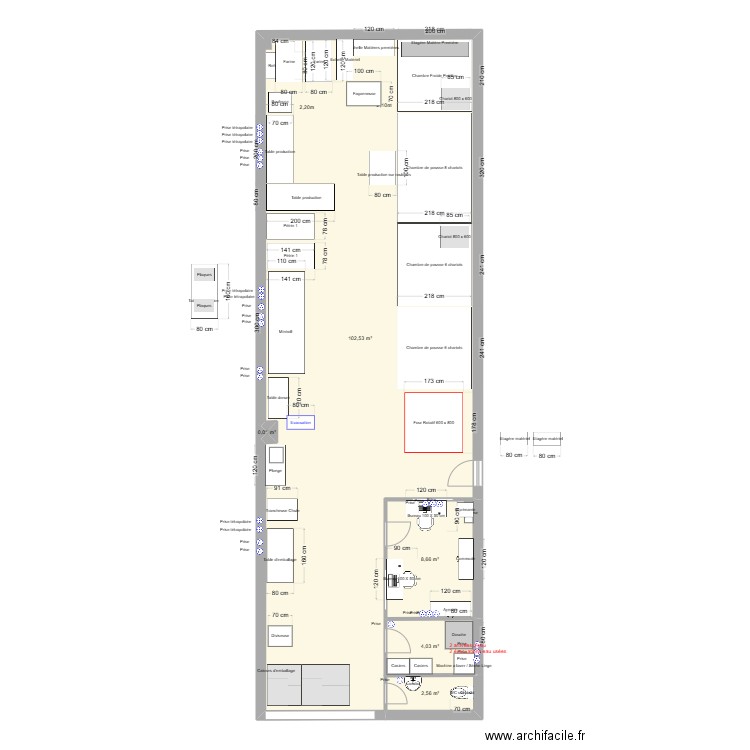 Montreuil 120m2 Werner - 5. Plan de 5 pièces et 118 m2