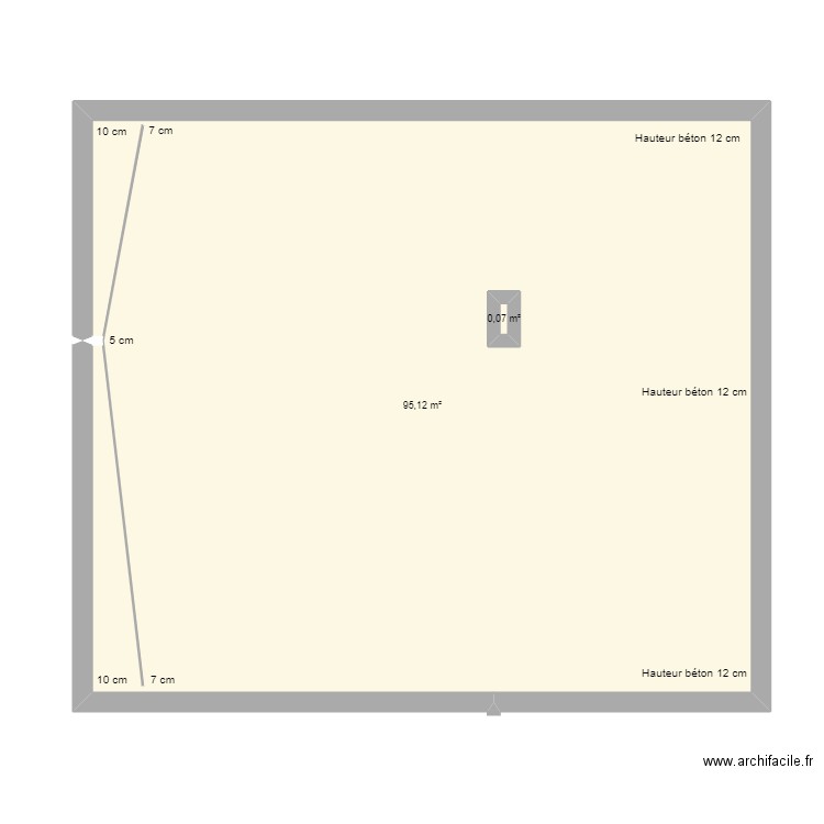 Umbau Oe. Plan de 2 pièces et 96 m2