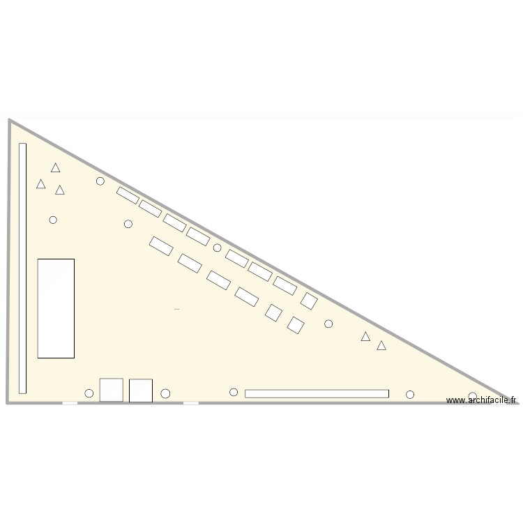 Plan peace & fest. Plan de 1 pièce et 1376 m2