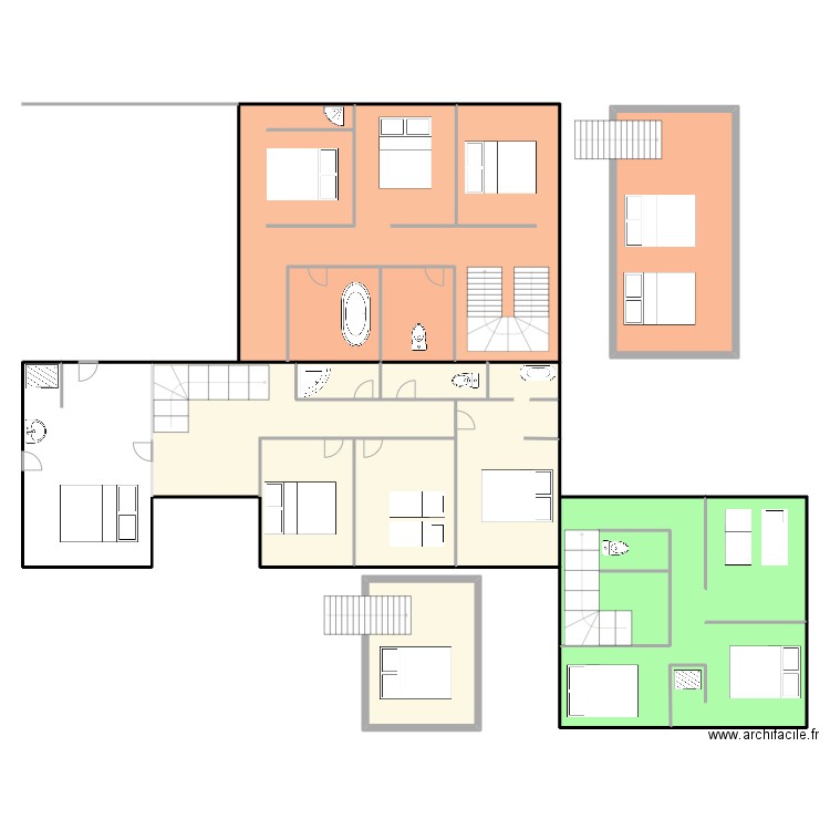 Barbebelle Carcassonne. Plan de 11 pièces et 479 m2