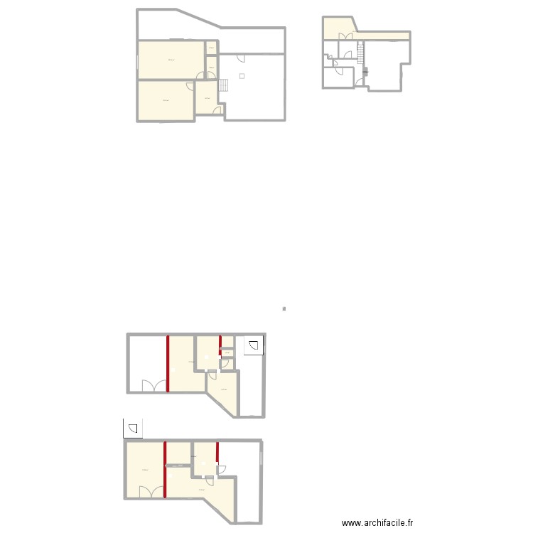 Majesté. Plan de 15 pièces et 187 m2