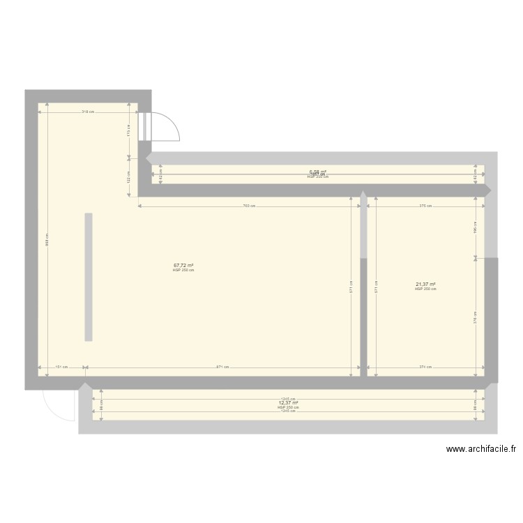 belgodere2024 R0. Plan de 8 pièces et 223 m2