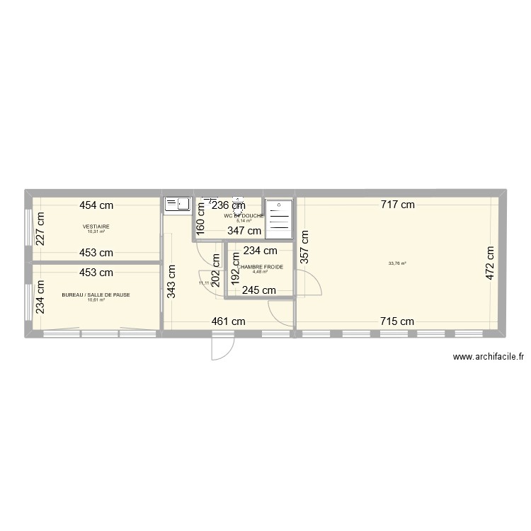 VERRIERE - HUE BOX-v3. Plan de 6 pièces et 75 m2