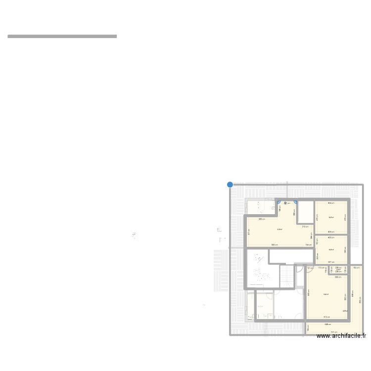 Jacqueville V2 RDC. Plan de 14 pièces et 220 m2