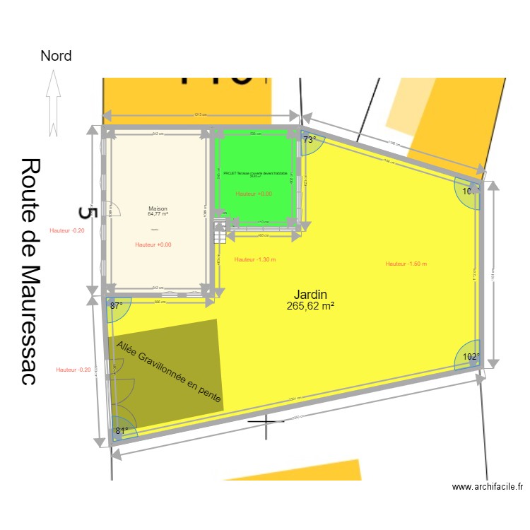 Pharamond plan terrain. Plan de 3 pièces et 360 m2