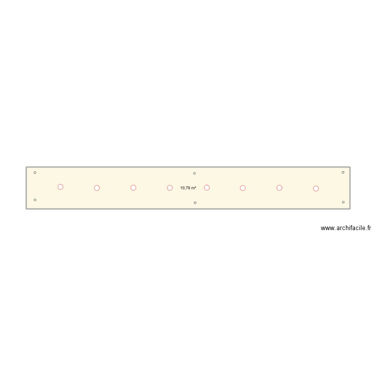 lustre1. Plan de 1 pièce et 20 m2