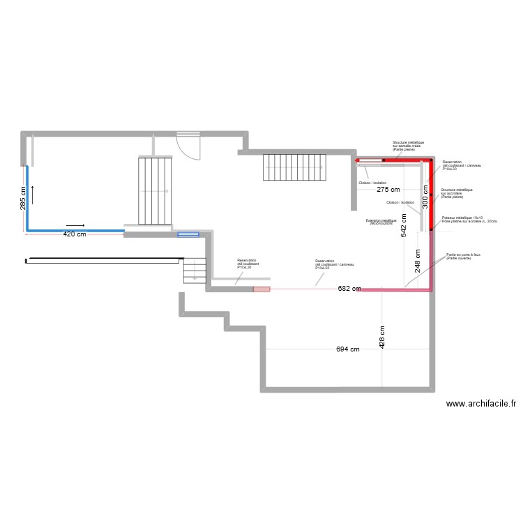 Roc Mer  -  Extension Métallique (V2). Plan de 0 pièce et 0 m2