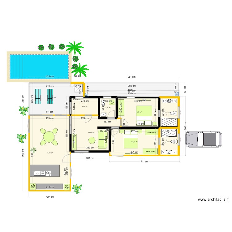 Martine Ott plan 2 cuisine ext. Plan de 10 pièces et 116 m2