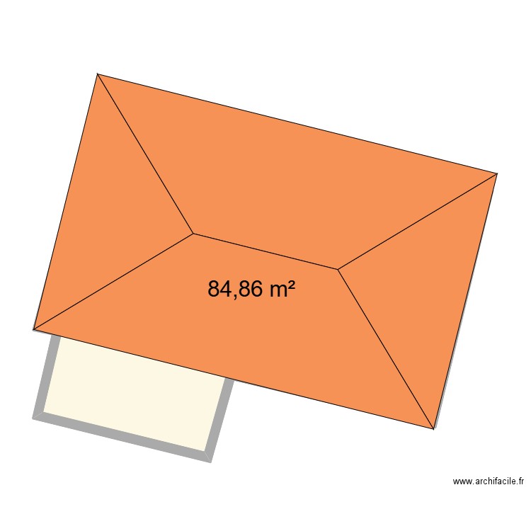 merlimont basic. Plan de 1 pièce et 85 m2