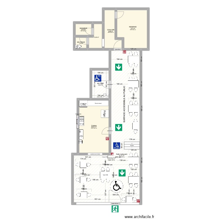 DA ZIA MARIA PLAN D'IMPLATATION. Plan de 8 pièces et 136 m2