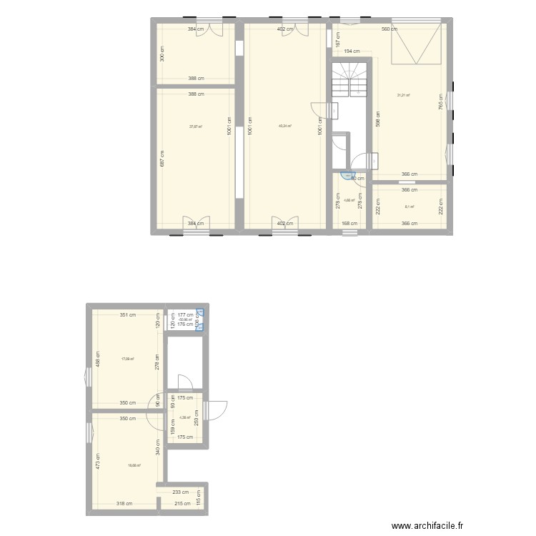 90 route de Milhars 2. Plan de 9 pièces et 164 m2