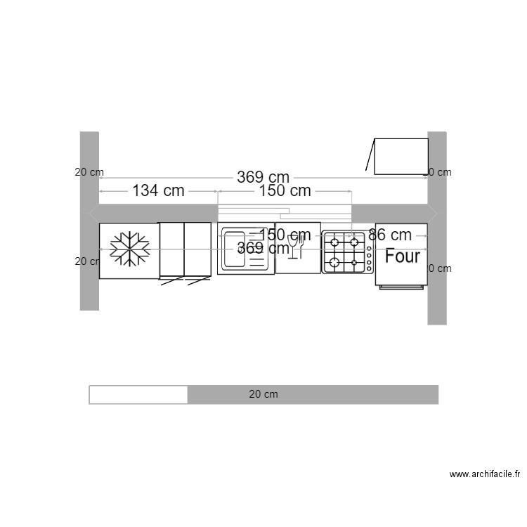 chou. Plan de 0 pièce et 0 m2