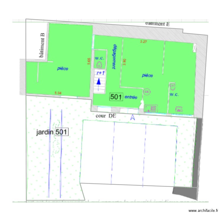 PCMI02 / 1. Plan de 2 pièces et 189 m2