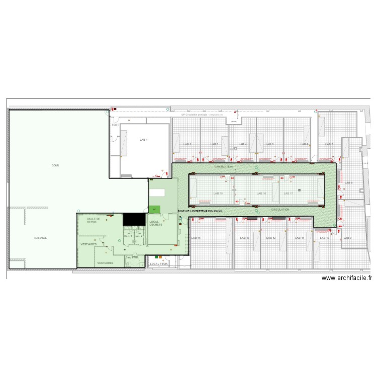 VAISE ENTRETIEN. Plan de 4 pièces et 878 m2