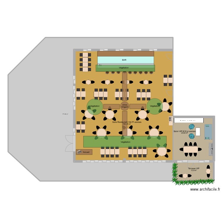 HEART LISSIEU. Plan de 4 pièces et 372 m2