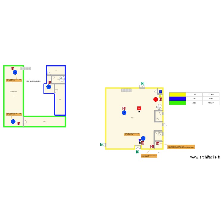 NAUTI PLAISANCE MAGASIN. Plan de 12 pièces et 382 m2