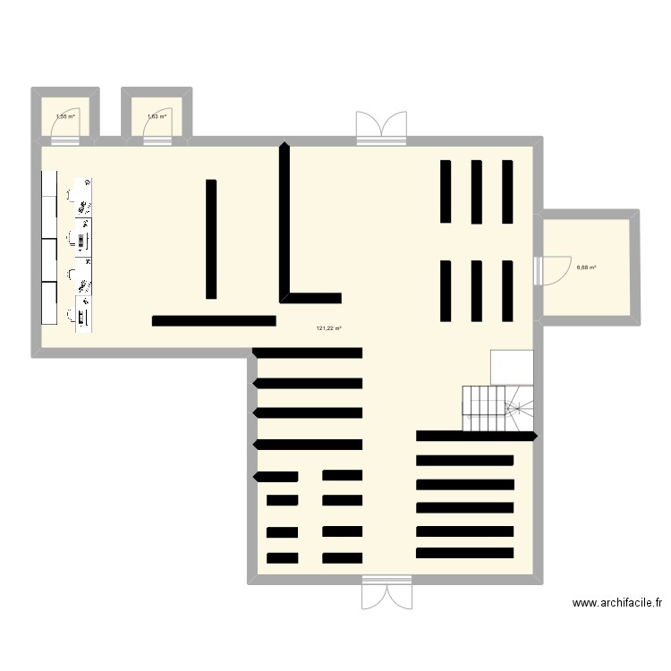 plan oldan. Plan de 4 pièces et 131 m2