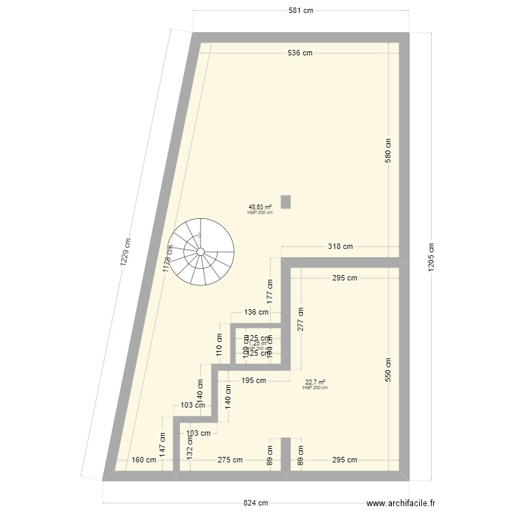 ARISTIDE. Plan de 3 pièces et 73 m2