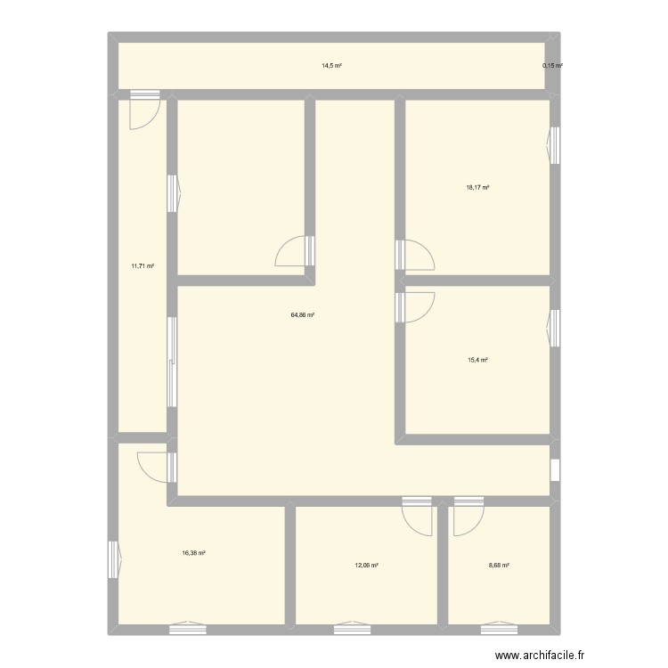 AHMADA. Plan de 9 pièces et 162 m2