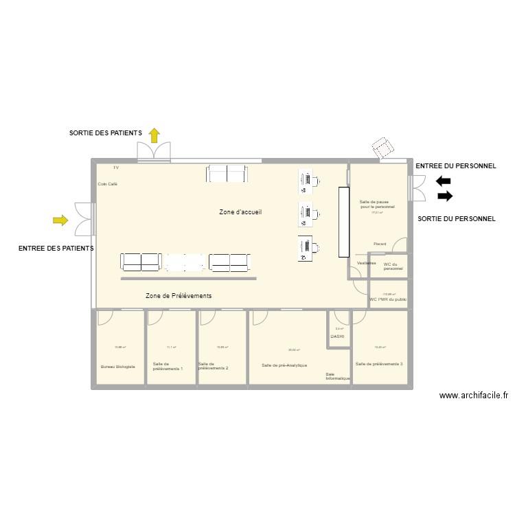 PlanRoyan V3. Plan de 8 pièces et 88 m2