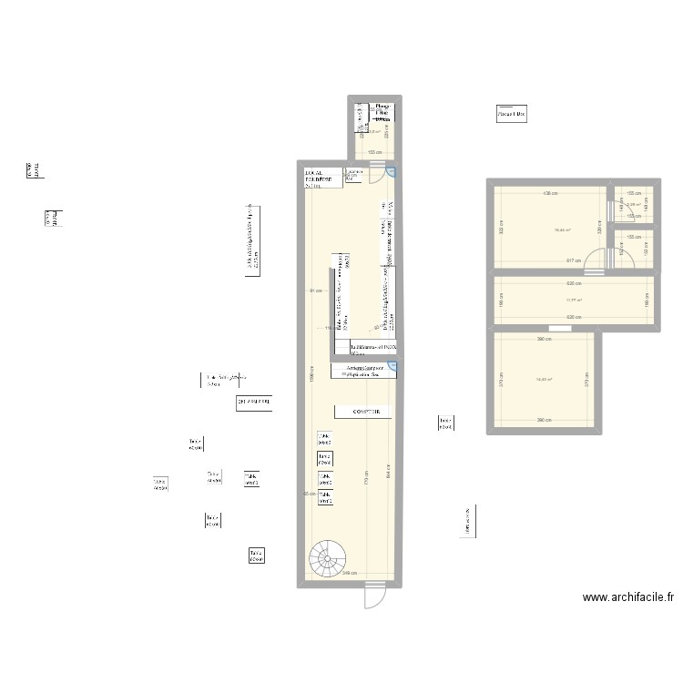 Besancon 4. Plan de 6 pièces et 104 m2