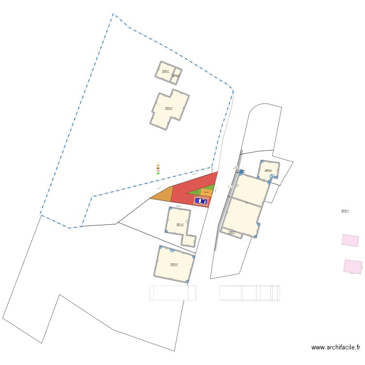 Garage Pugny 8. Plan de 18 pièces et 1404 m2