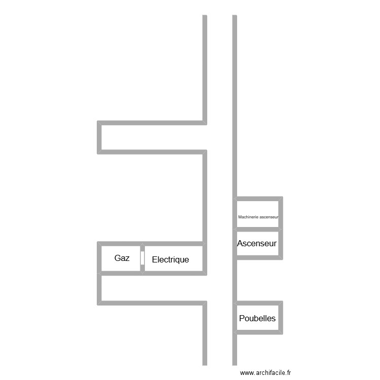 Résidence Artois-Picardie Plan 3. Plan de 4 pièces et 21 m2