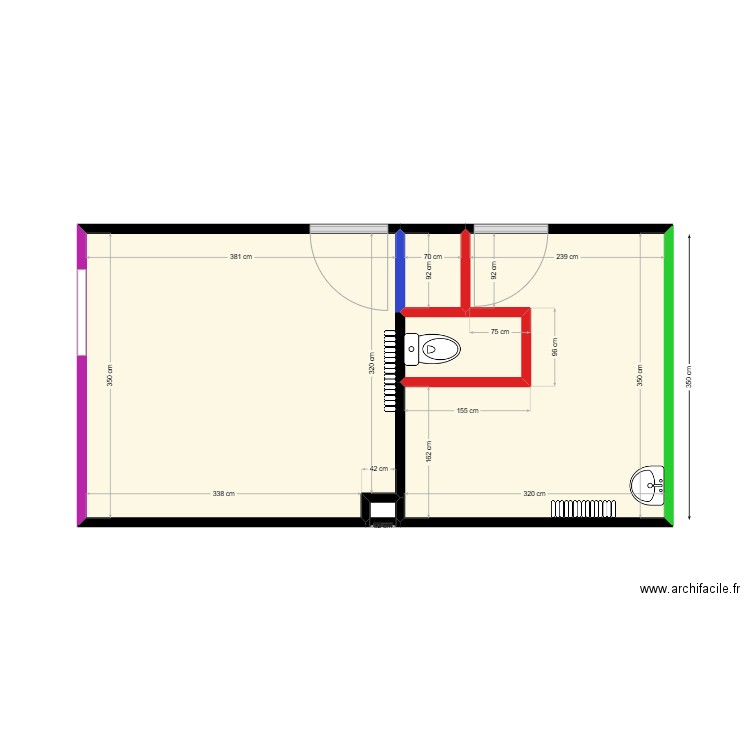 STK - Repo & Medical (Builders). Plan de 5 pièces et 24 m2