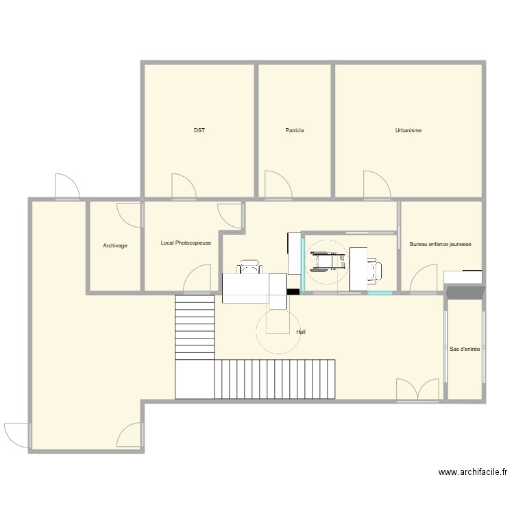 Idée n°3. Plan de 10 pièces et 150 m2