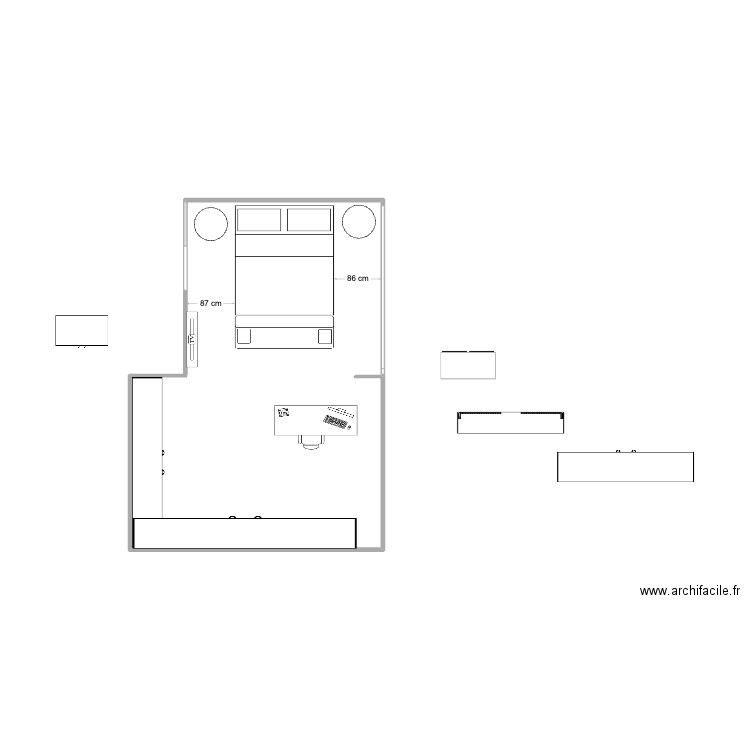 VDA CHAMBRE MASTER 9. Plan de 0 pièce et 0 m2