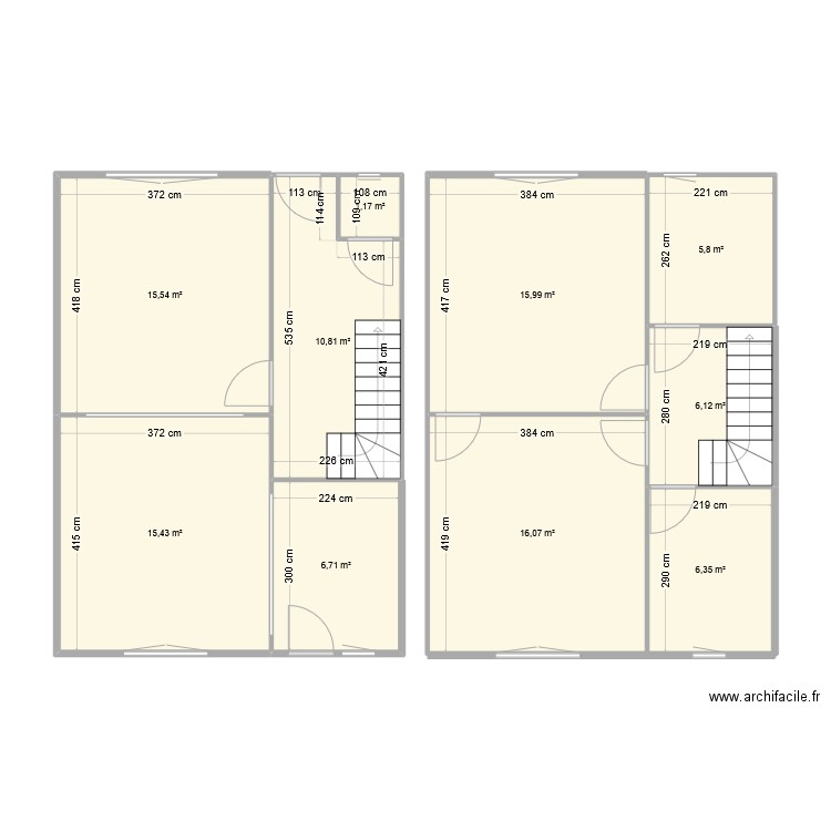 Jean hermesse 104. Plan de 10 pièces et 100 m2