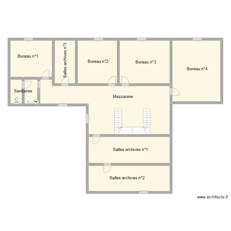 cclv etage 4. Plan de 10 pièces et 228 m2