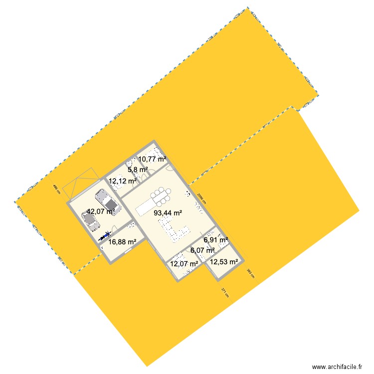 steb 140. Plan de 10 pièces et 219 m2