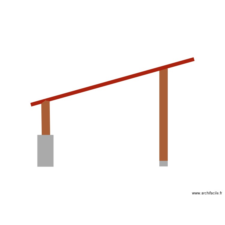 car port. Plan de 0 pièce et 0 m2