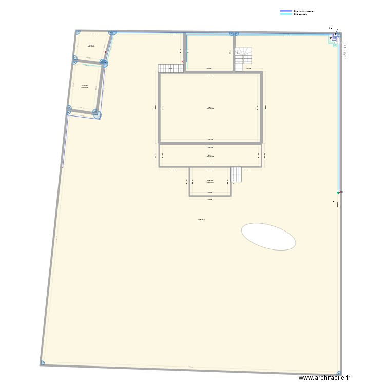 Le Rouret. Plan de 6 pièces et 990 m2