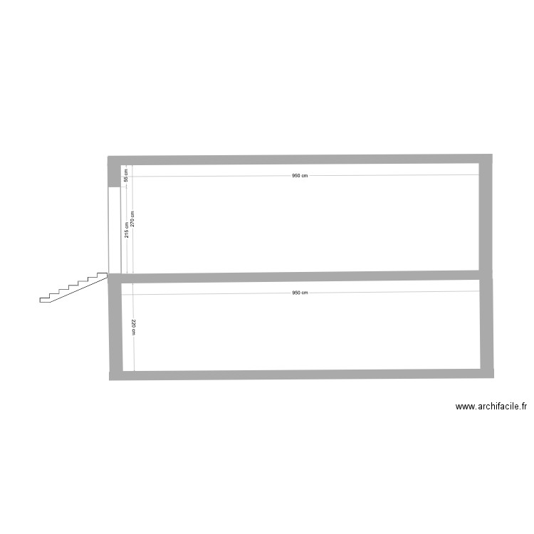 coupe A. Plan de 0 pièce et 0 m2