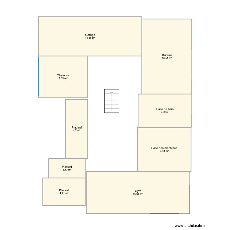 15 Carleton DDO Basement. Plan de 9 pièces et 77 m2