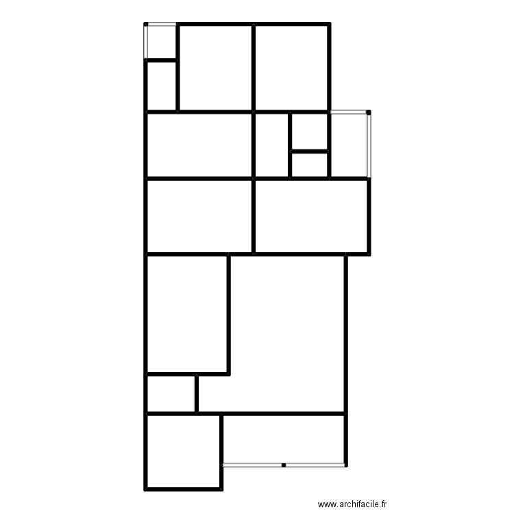 Joaquim L. CAPITA. Plan de 16 pièces et 145 m2