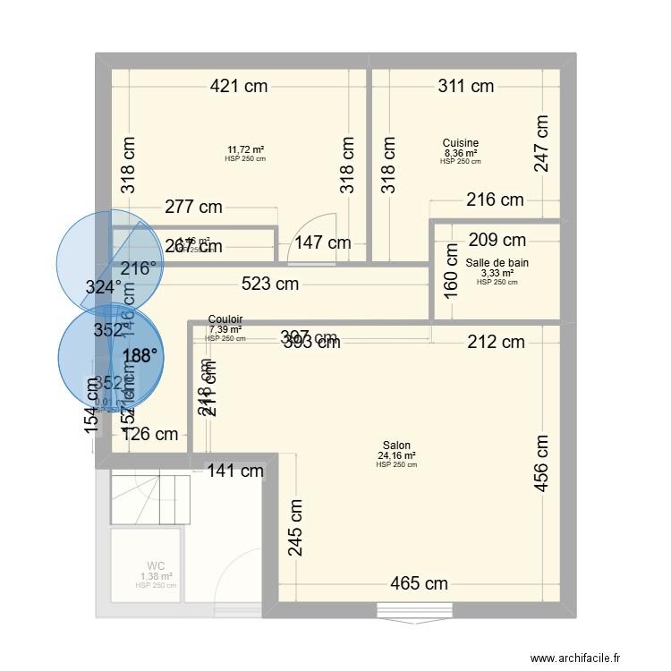 GAUDERIE Laure - complet. Plan de 13 pièces et 120 m2