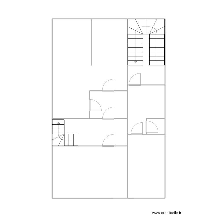 appartement 3. Plan de 5 pièces et 38 m2