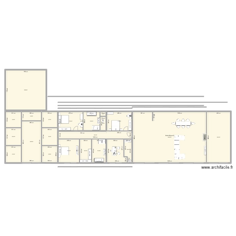 Villa Tarzan 10. Plan de 27 pièces et 949 m2