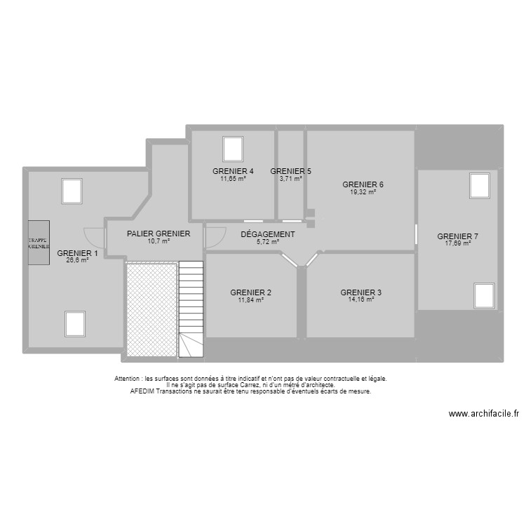 BI 22316 - . Plan de 42 pièces et 458 m2