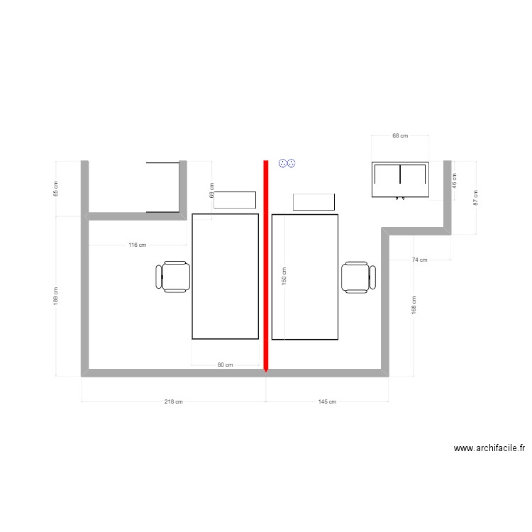 Ilot A (Ajustage / soudage). Plan de 0 pièce et 0 m2