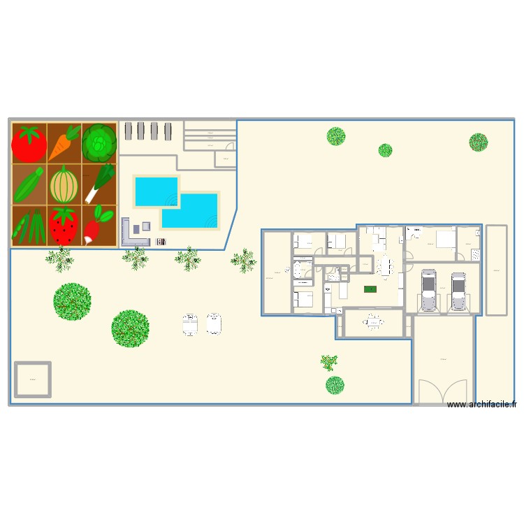 Maison Garéoult 3. Plan de 28 pièces et 1570 m2