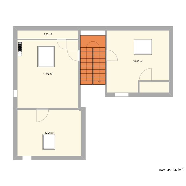 Cuisine bellenaves. Plan de 4 pièces et 50 m2