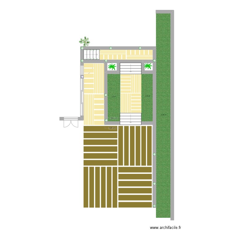 PLAN DU JARDIN. Plan de 0 pièce et 0 m2