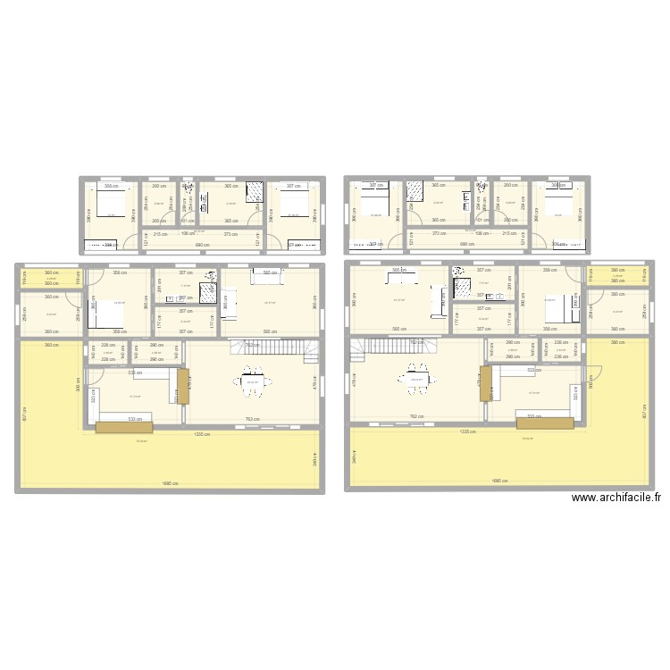 RDC MAISON TEMOIN. Plan de 32 pièces et 497 m2