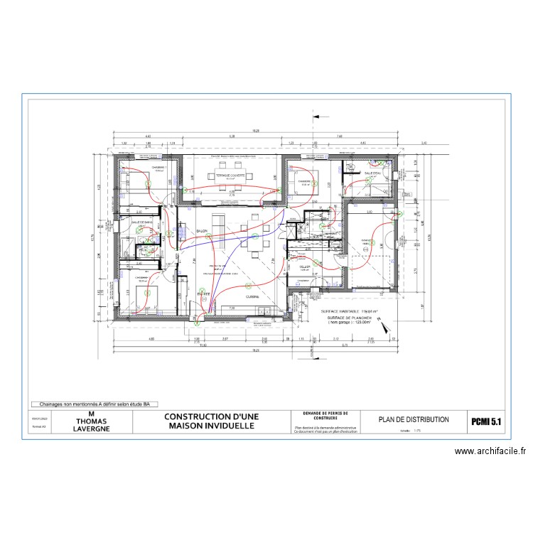 LAVERGNE . Plan de 0 pièce et 0 m2