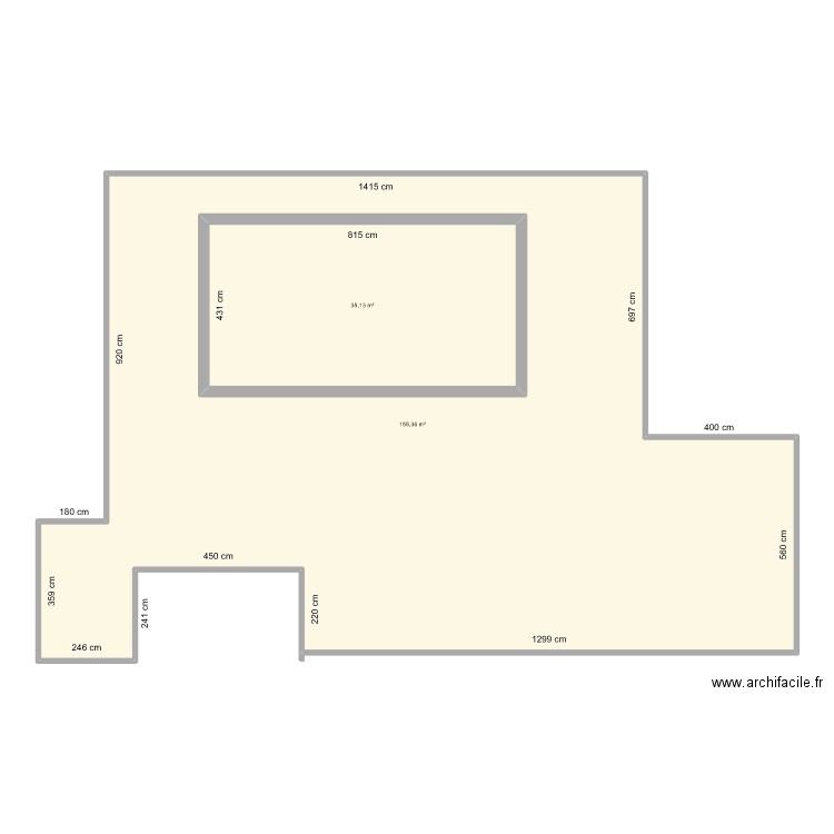 STEVINC. Plan de 2 pièces et 232 m2