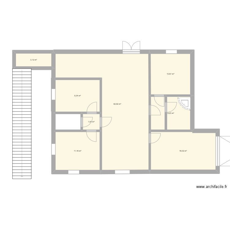 PLAN ARKOUB OCTOBRE 2024. Plan de 8 pièces et 103 m2